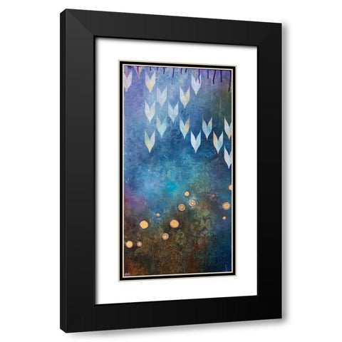 My Constellation I Black Modern Wood Framed Art Print with Double Matting by Robinson, Heather
