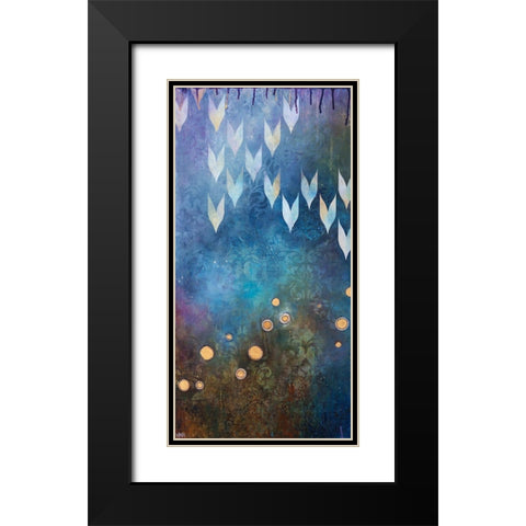 My Constellation I Black Modern Wood Framed Art Print with Double Matting by Robinson, Heather