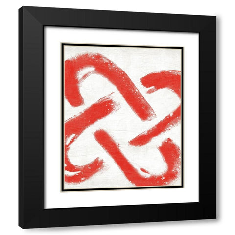 Kwanzaa Symbols I Black Modern Wood Framed Art Print with Double Matting by Vess, June Erica
