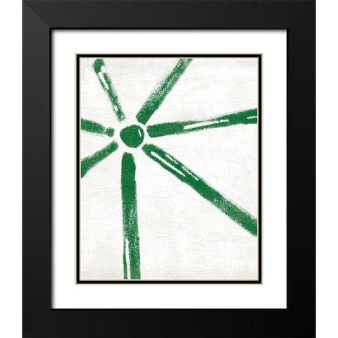 Kwanzaa Symbols VI Black Modern Wood Framed Art Print with Double Matting by Vess, June Erica