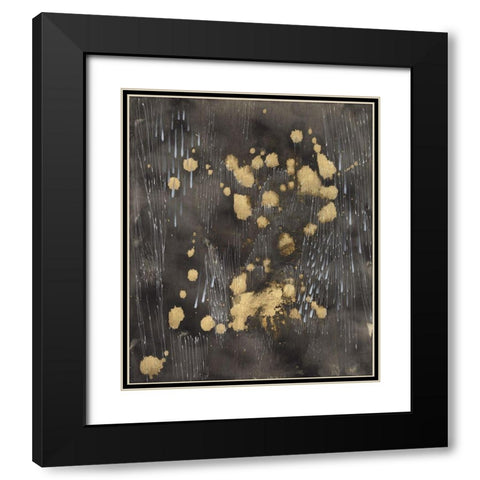 Cosmic Downpour Black Modern Wood Framed Art Print with Double Matting by Arbel, Lori
