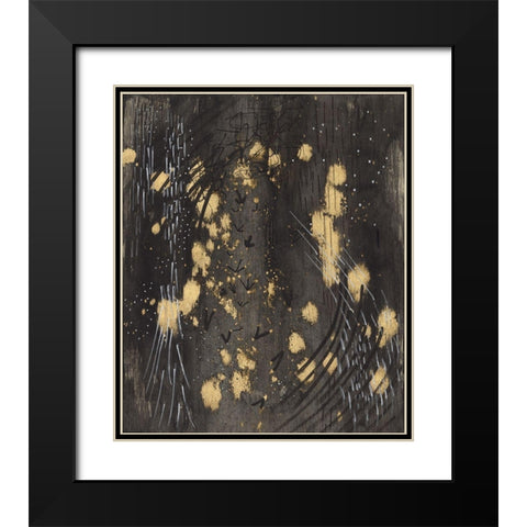 Cosmic Footprints Black Modern Wood Framed Art Print with Double Matting by Arbel, Lori