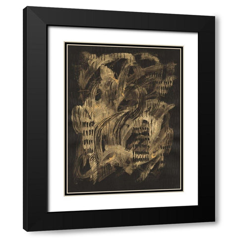 Velocity Black Modern Wood Framed Art Print with Double Matting by Arbel, Lori