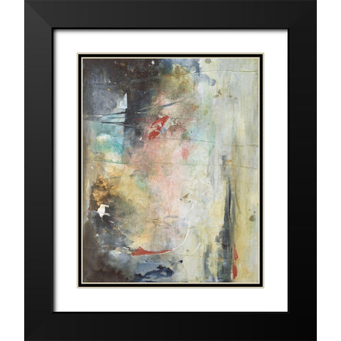 Vision I Black Modern Wood Framed Art Print with Double Matting by Combs, Joyce