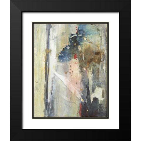 Vision II Black Modern Wood Framed Art Print with Double Matting by Combs, Joyce