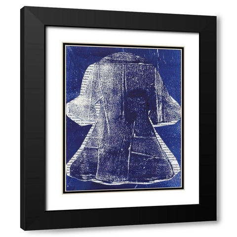 Angelica Black Modern Wood Framed Art Print with Double Matting by Combs, Joyce