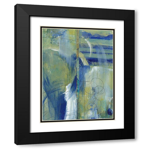 Distant Memories I Black Modern Wood Framed Art Print with Double Matting by Combs, Joyce