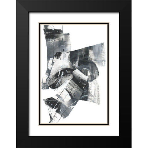 Fiesta Collage I Black Modern Wood Framed Art Print with Double Matting by Combs, Joyce
