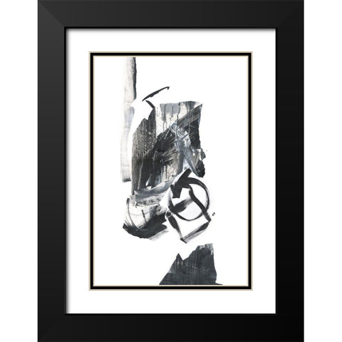 Fiesta Collage II Black Modern Wood Framed Art Print with Double Matting by Combs, Joyce