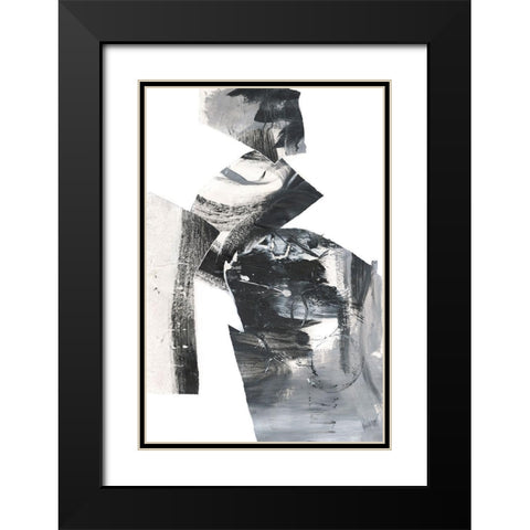 Fiesta Collage III Black Modern Wood Framed Art Print with Double Matting by Combs, Joyce