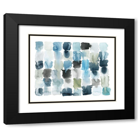 Moss and Water II Black Modern Wood Framed Art Print with Double Matting by Popp, Grace