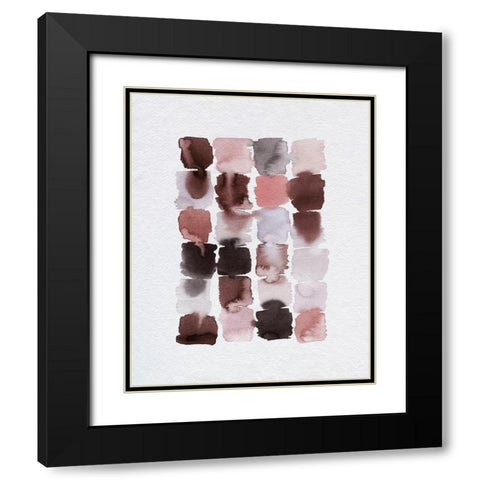 Trickle II Black Modern Wood Framed Art Print with Double Matting by Popp, Grace