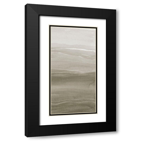 Foggy II Black Modern Wood Framed Art Print with Double Matting by Ludwig, Alicia