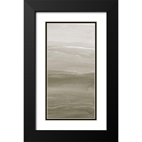 Foggy II Black Modern Wood Framed Art Print with Double Matting by Ludwig, Alicia