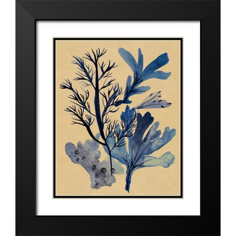 Underwater Forest I Black Modern Wood Framed Art Print with Double Matting by Wang, Melissa