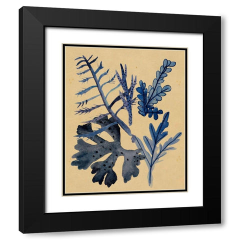 Underwater Forest II Black Modern Wood Framed Art Print with Double Matting by Wang, Melissa