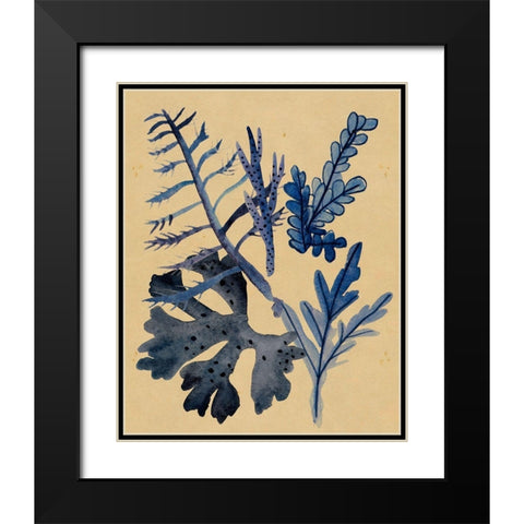 Underwater Forest II Black Modern Wood Framed Art Print with Double Matting by Wang, Melissa