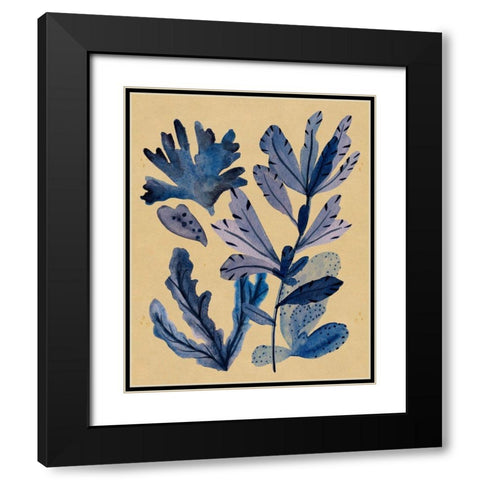 Underwater Forest III Black Modern Wood Framed Art Print with Double Matting by Wang, Melissa