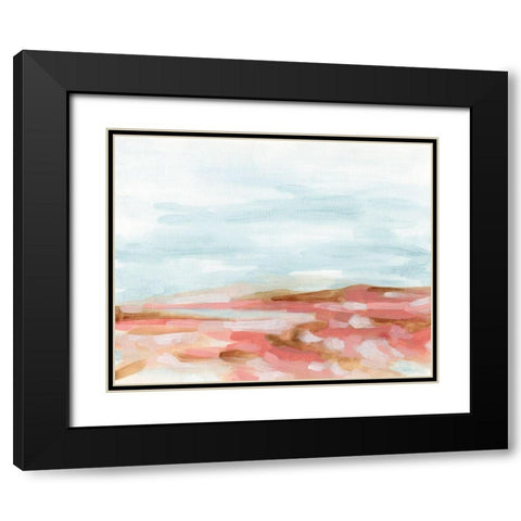 Sunset Shoals I Black Modern Wood Framed Art Print with Double Matting by Vess, June Erica