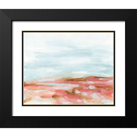 Sunset Shoals I Black Modern Wood Framed Art Print with Double Matting by Vess, June Erica