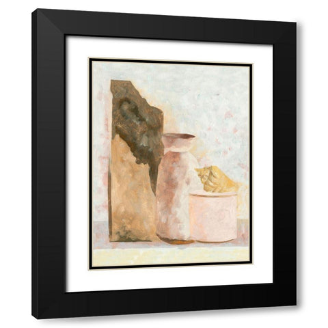 Table Top Stills II Black Modern Wood Framed Art Print with Double Matting by Wang, Melissa