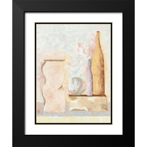 Table Top Stills III Black Modern Wood Framed Art Print with Double Matting by Wang, Melissa