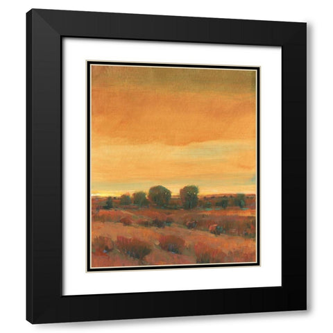 Golden Time I Black Modern Wood Framed Art Print with Double Matting by OToole, Tim