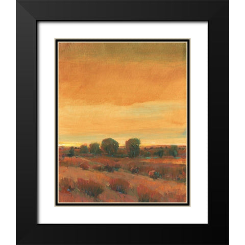 Golden Time I Black Modern Wood Framed Art Print with Double Matting by OToole, Tim