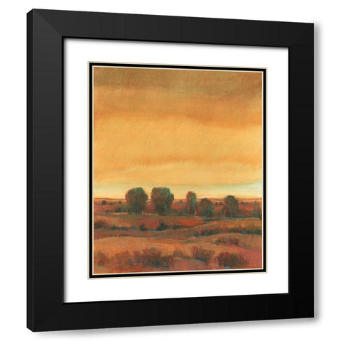 Golden Time II Black Modern Wood Framed Art Print with Double Matting by OToole, Tim