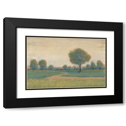 Path at Sunset II Black Modern Wood Framed Art Print with Double Matting by OToole, Tim