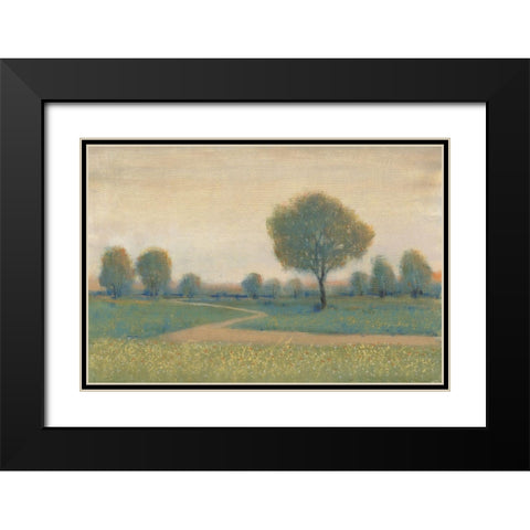 Path at Sunset II Black Modern Wood Framed Art Print with Double Matting by OToole, Tim