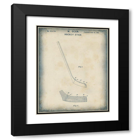 Patented Sport III Black Modern Wood Framed Art Print with Double Matting by Studio W