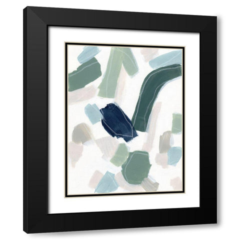 Litmus Test II Black Modern Wood Framed Art Print with Double Matting by Vess, June Erica