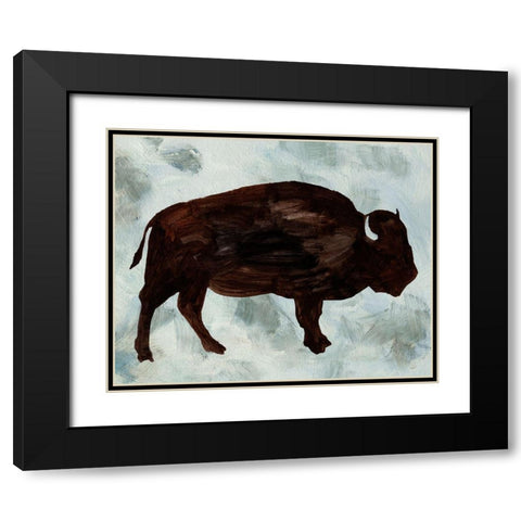 Echolocation I Black Modern Wood Framed Art Print with Double Matting by Wang, Melissa