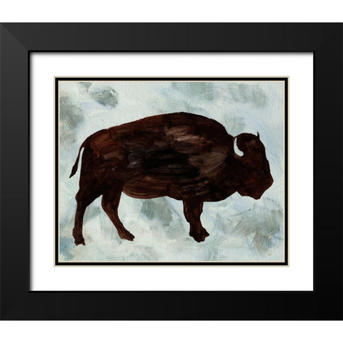 Echolocation I Black Modern Wood Framed Art Print with Double Matting by Wang, Melissa