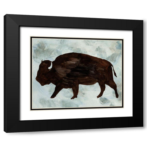 Echolocation II Black Modern Wood Framed Art Print with Double Matting by Wang, Melissa