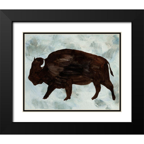 Echolocation II Black Modern Wood Framed Art Print with Double Matting by Wang, Melissa