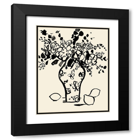 Matisses Muse Still Life I Black Modern Wood Framed Art Print with Double Matting by Barnes, Victoria