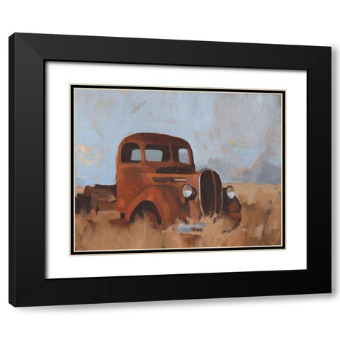 Farm Truck I Black Modern Wood Framed Art Print with Double Matting by Green, Jacob