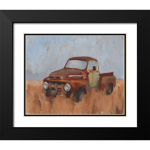 Farm Truck VI Black Modern Wood Framed Art Print with Double Matting by Green, Jacob