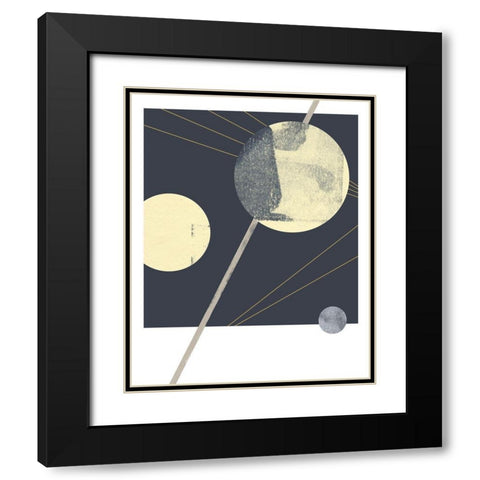 Planetary Weights III Black Modern Wood Framed Art Print with Double Matting by Green, Jacob