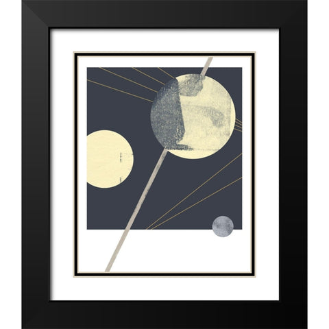 Planetary Weights III Black Modern Wood Framed Art Print with Double Matting by Green, Jacob