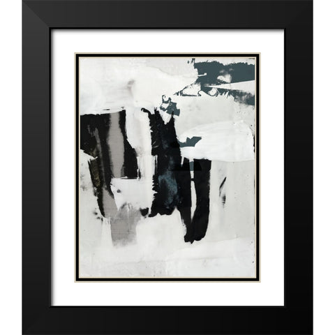 Broken Window II Black Modern Wood Framed Art Print with Double Matting by Goldberger, Jennifer