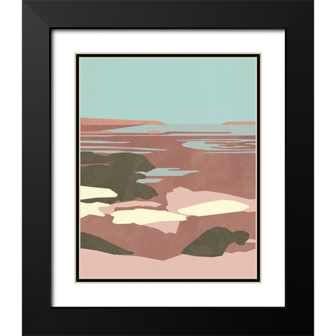 Saltwater Sea I Black Modern Wood Framed Art Print with Double Matting by Green, Jacob