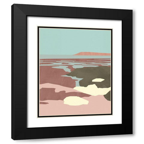 Saltwater Sea II Black Modern Wood Framed Art Print with Double Matting by Green, Jacob