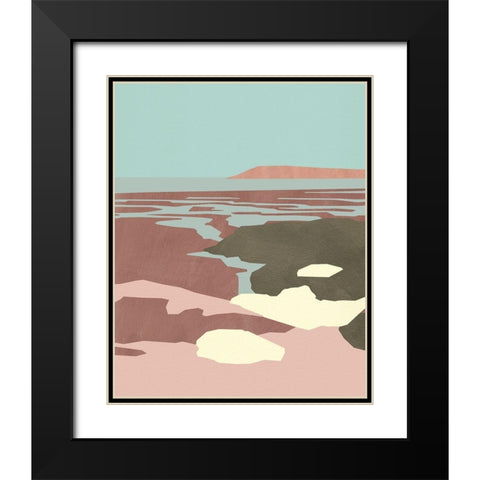 Saltwater Sea II Black Modern Wood Framed Art Print with Double Matting by Green, Jacob