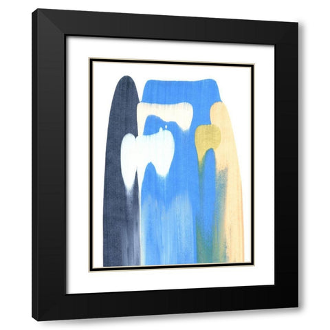 Landslide III Black Modern Wood Framed Art Print with Double Matting by Caroline, Emma