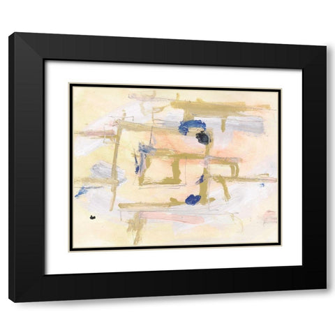 Sunrise City II Black Modern Wood Framed Art Print with Double Matting by Wang, Melissa