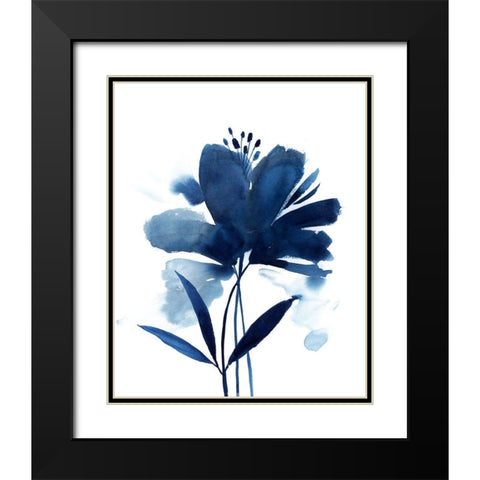 Blazing Bloom II Black Modern Wood Framed Art Print with Double Matting by Popp, Grace