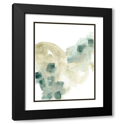 Fluid Dynamics I Black Modern Wood Framed Art Print with Double Matting by Vess, June Erica